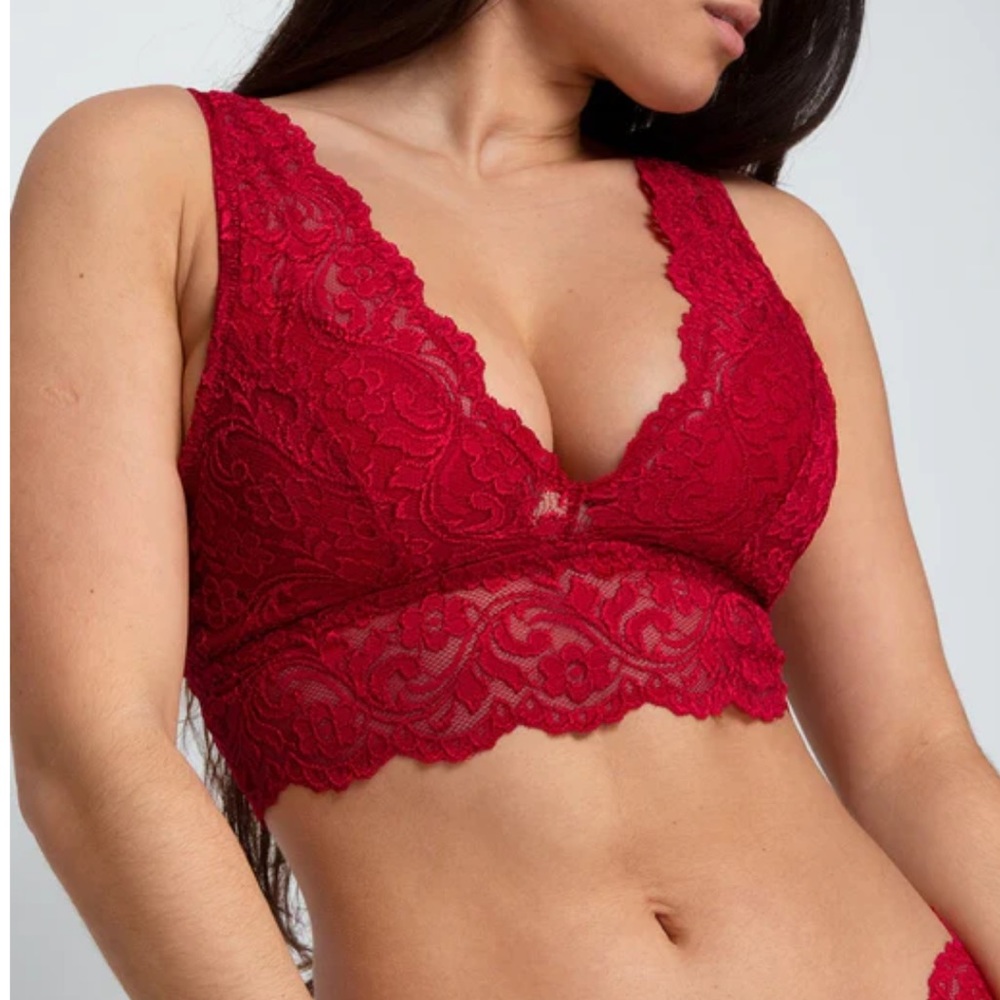 Smart and sexy lace Deep V bralette